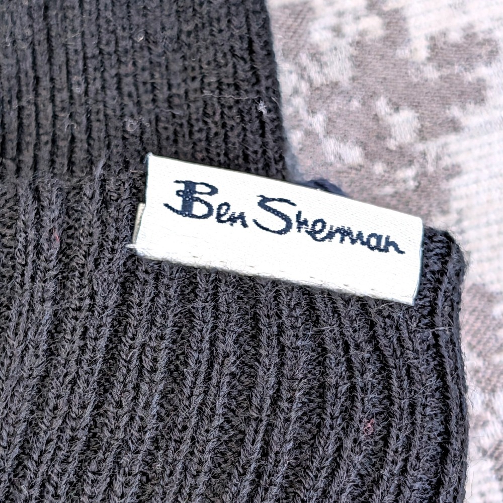 Ben Sherman Mens 3 Pack Knit Cuffed Beanie Hats Black Navy Grey New - Picture 4 of 14